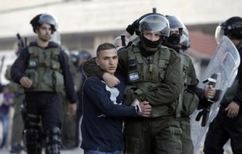 اعتقال شاب فلسطيني 
