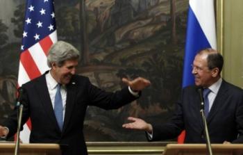وزير الخارجية الأمريكي جون كيري ونظير الروسي لافروف
