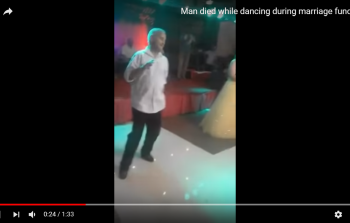 لحظة وفاة هندي وهو يرقص