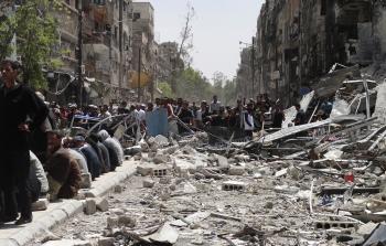 مخيم اليرموك للاجئين الفلسطينيين في سوريا