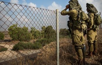 جنود جيش الاحتلال قرب حدود غزة -ارشيف-