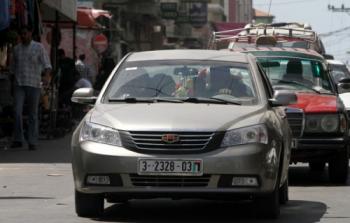 سيارات في شوارع غزة