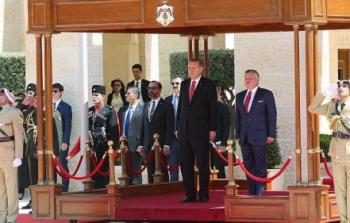 أردوغان اجتمع مع الملك الأردني بقصر الحسينية في عمان
