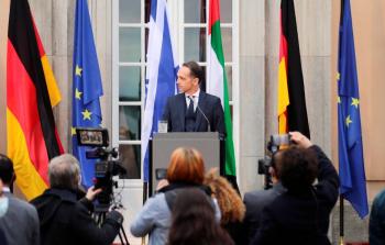 مؤتمر صحفي لوزراء خارجية إسرائيل والامارات وألمانيا