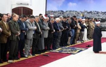 المفتي خلال صلاة الجمعة