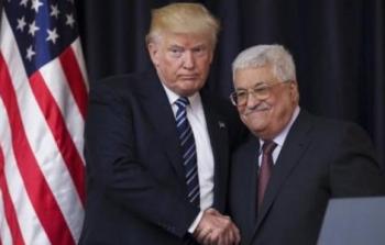 الرئيس محمود عباس و دونالد ترامب