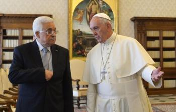 الرئيس عباس والبابا فرنسيس/ أرشيفية