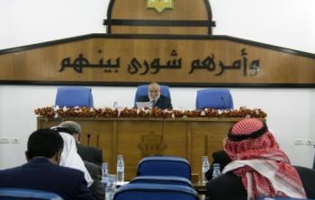 خلال جلسة المجلس التشريعي الخاصة