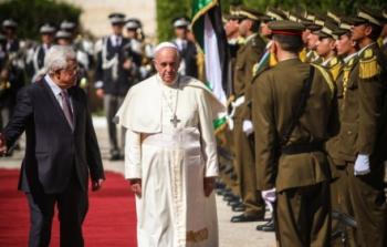 الرئيس عباس وبابا الفاتيكان - ارشيف
