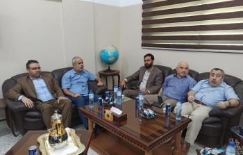 وفد من حركة حماس يزور مقر حركة الأحرار في ذكرى انطلاقتها ال 13