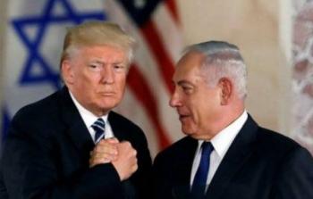 بنيامين نتنياهو رئيس الحكومة الإٍسرائيلية والرئيس الأمريكي دونالد ترامب