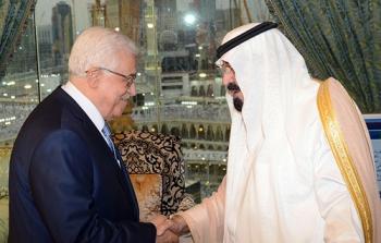 الرئيس عباس والملك سلمان -ارشيف-