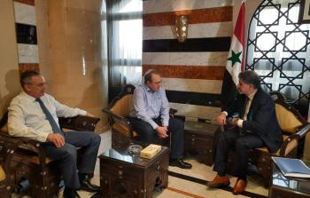 لقاء السفيرالفلسطيني مع المبعوث الخاص للرئيس الروسي ميخائيل بوغدانوف