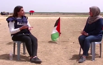 المرأة الفلسطينية في مسيرات العودة