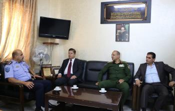 وزير الصحة يزور مديرية شرطة محافظة الخليل