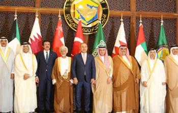 وزراء خارجية دول مجلس التعاون الخليجي وتركيا