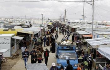 مخيم للاجئين الفلسطينيين بسوريا/ توضيحية