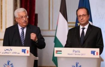 الرئيس عباس ونظيرة الفرنسي