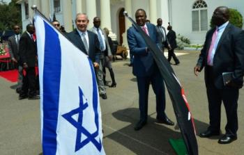 جانب من زيارة رئيس الوزراء الإسرائيلي إلى كينيا