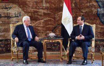 الرئيس عباس ونظيره المصري