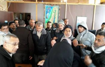 صورة من اقتحام مقر تلفزيون فلسطين