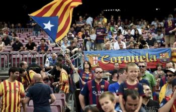 جماهير برشلونة يمكن لها أن تحمل علم كاتالونيا في نهائي الكأس.