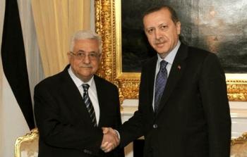 الرئيس عباس ونظيره التركي أردوغان