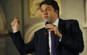 ماتيو رينزي سكرتير الحزب الديمقراطي الايطالي الحاكم