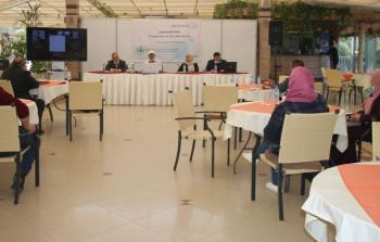 جلسة حوارية نظمتها شبكة المنظمات الأهلية الفلسطينية- غزة