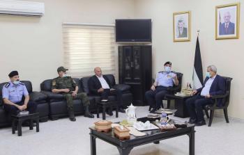  محافظ  قلقيلية يلتقي اللواء حازم عطالله مدير عام الشرطة