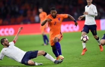 لقطة من المباراة