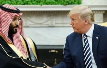 الرئيس الامريكي ترامب وولى العهد السعودي بن سلمان -ارشيف-