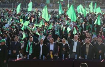 من احتفال حماس بذكرى انطلاقتها