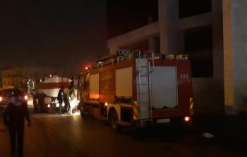 حريق كبير في مولدات كهرباء بمدينة البيرة