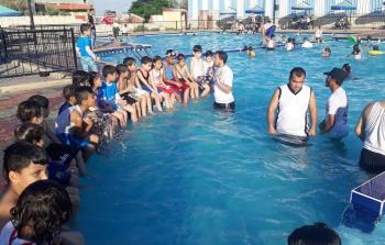 دورات سباحة في غزة