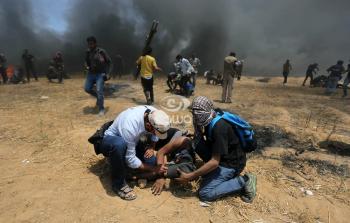 أحداث مليونية العودة على حدود قطاع غزة أمس الاثنين