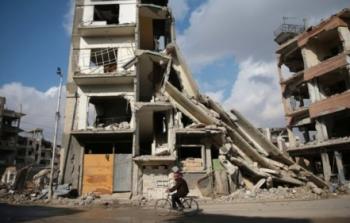 بيوت مدمرة فى سوريا
