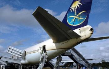 طائرة تحمل شعار الخطوط السعودية ـ أرشيف
