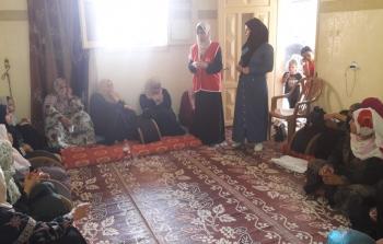 لجان العمل النسائي يعقد ورشة اجتماعية حول العنف الأسري