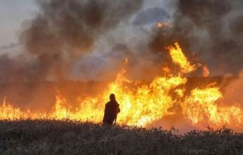 جهود مصر وملادينوف قد لا تكون كافية المرة القادمة للتهدئة بغزة -من الحرائق شرق غزة-