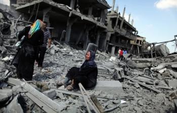منازل دمرت في حرب 2014 على غزة