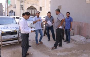 بلدية غزة تطلع المقاولين على المشاريع