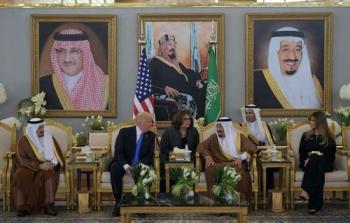 اجتماع الرئيس الامريكي والسعودي