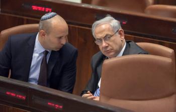 بنيامين نتنياهو رئيس الحكومة الإٍسرائيلية ونفتالي بينت  - أرشيفية -