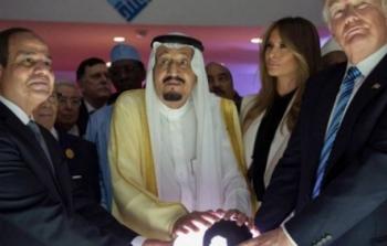 ترامب خلال زيارته السعودية