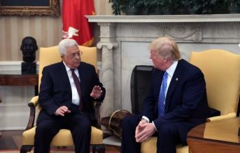 رئيس دولة فلسطين محمود عباس، ونظيره الأميركي دونالد ترامب