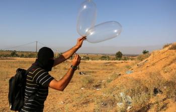 إطلاق بالونات حارقة من غزة - أرشيفية