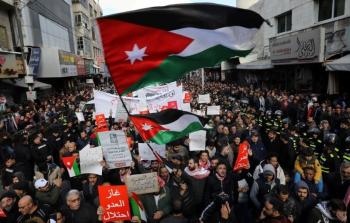 تظاهرات حاشدة في الأردن رفضا لصفقة القرن - ارشيفية