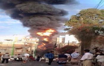 قصف في صنعاء