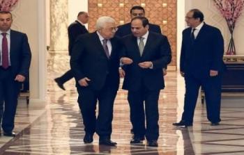 الرئيس محمود عباس والرئيس عبد الفتاح السيسي